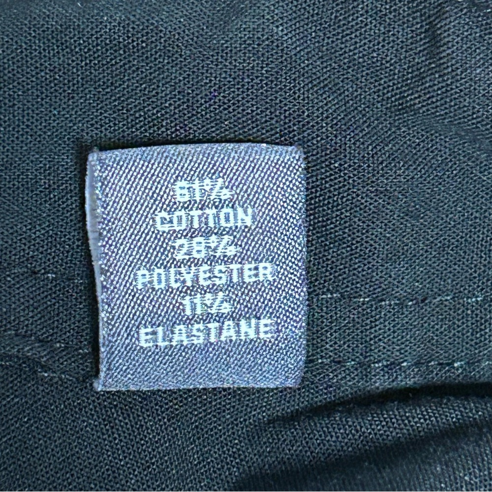 Van Heusen Men’s Slim Fit Flex 3 Black Size Large 16-16 1/2, 32/33 - Picture 7 of 9